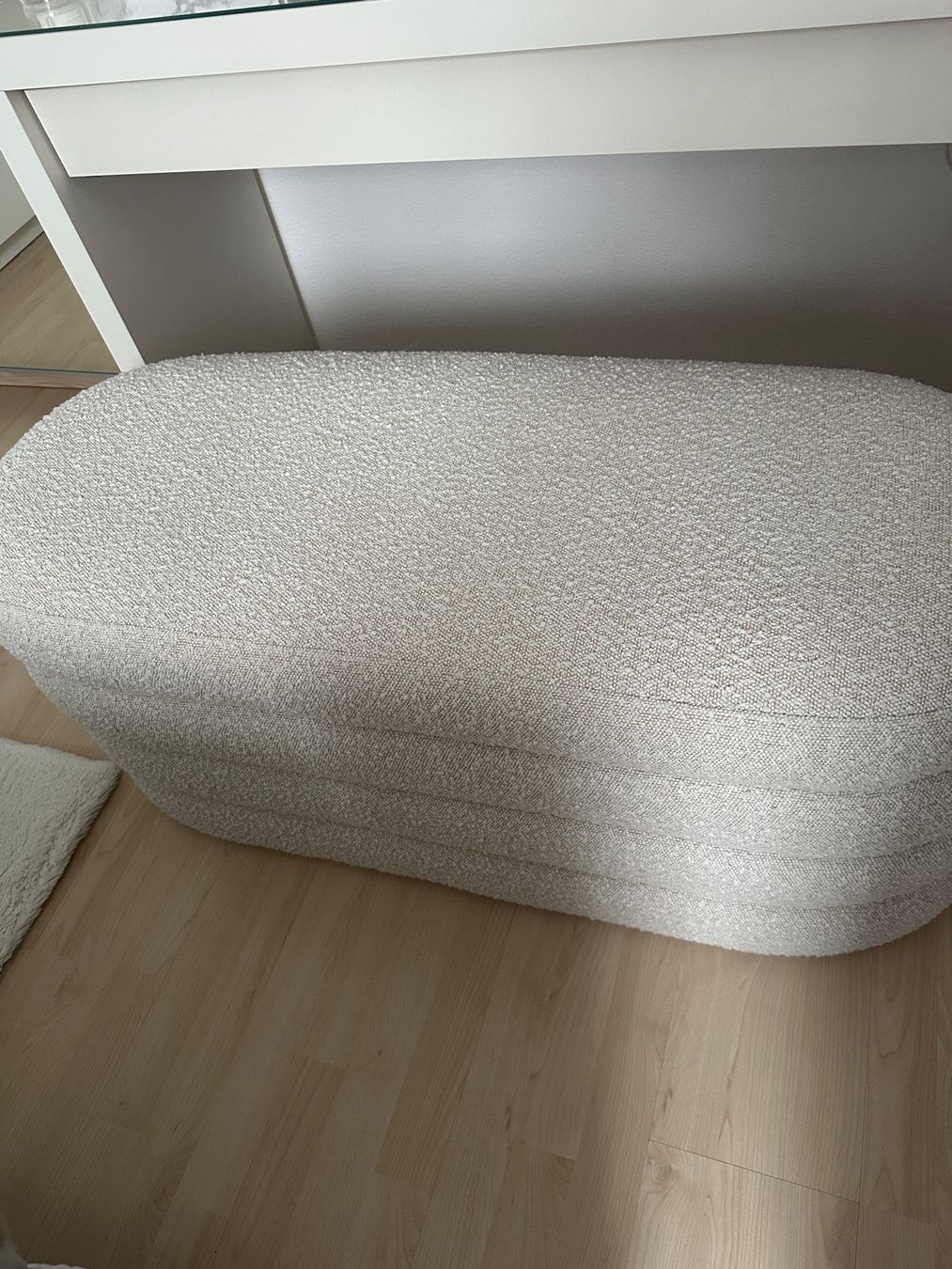 Panchine: Polsterbank Bouclé-Stoff creme – Nuovo (secondo la descrizione) da Zofingen venduto da SJJ99 1