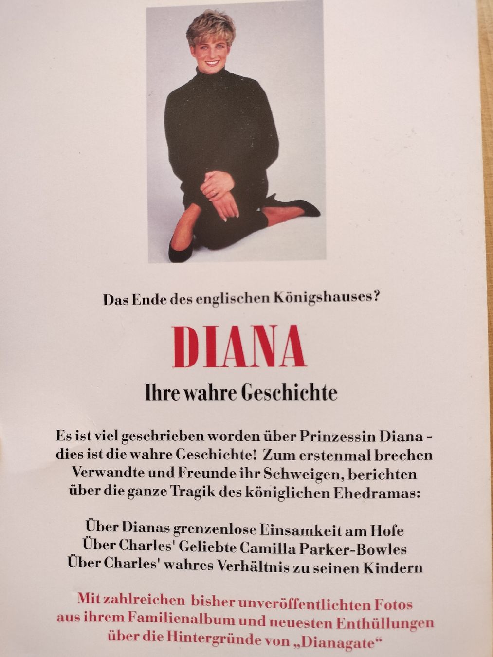 Libri: Prinzessin Diana Buch von 1992 – Usato da Schwanden Sigrisw venduto da len_9yqg 9