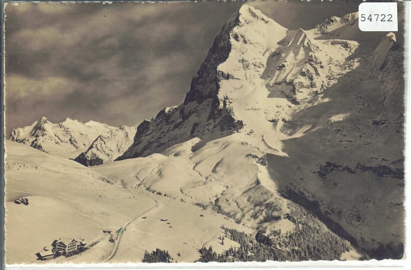 Cartoline postali: Fliegeraufnahme Wengernalp mit Eiger - O.Wyrsch – Usato da Ettingen venduto da Kartenplanet