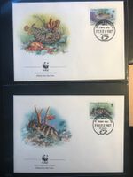 WWF Antigua&Barbuda 1987 Riff-Fische Karibik Satz FDC