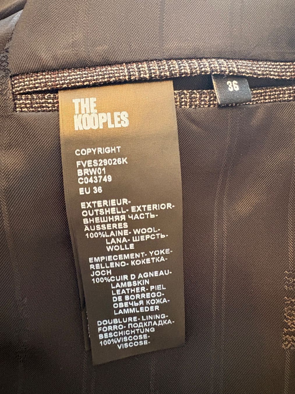 Kooples Giacche: The Kooples Blazer Prince de Galles - 36 – Nuovo (secondo la descrizione) da Rolle venduto da elisolle 5