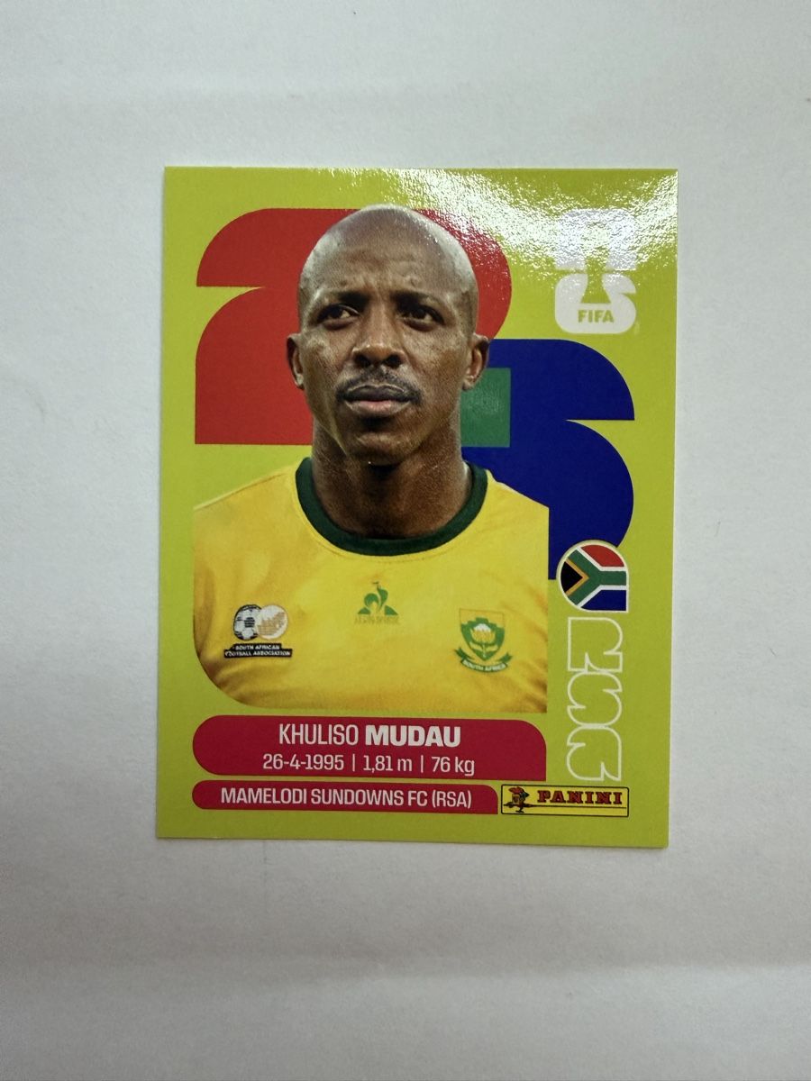 Panini Cartes à collectionner: Panini 2026 Khuliso Mudau RSA 9 – Neuf (Voir description) à Benglen par Belen.abr