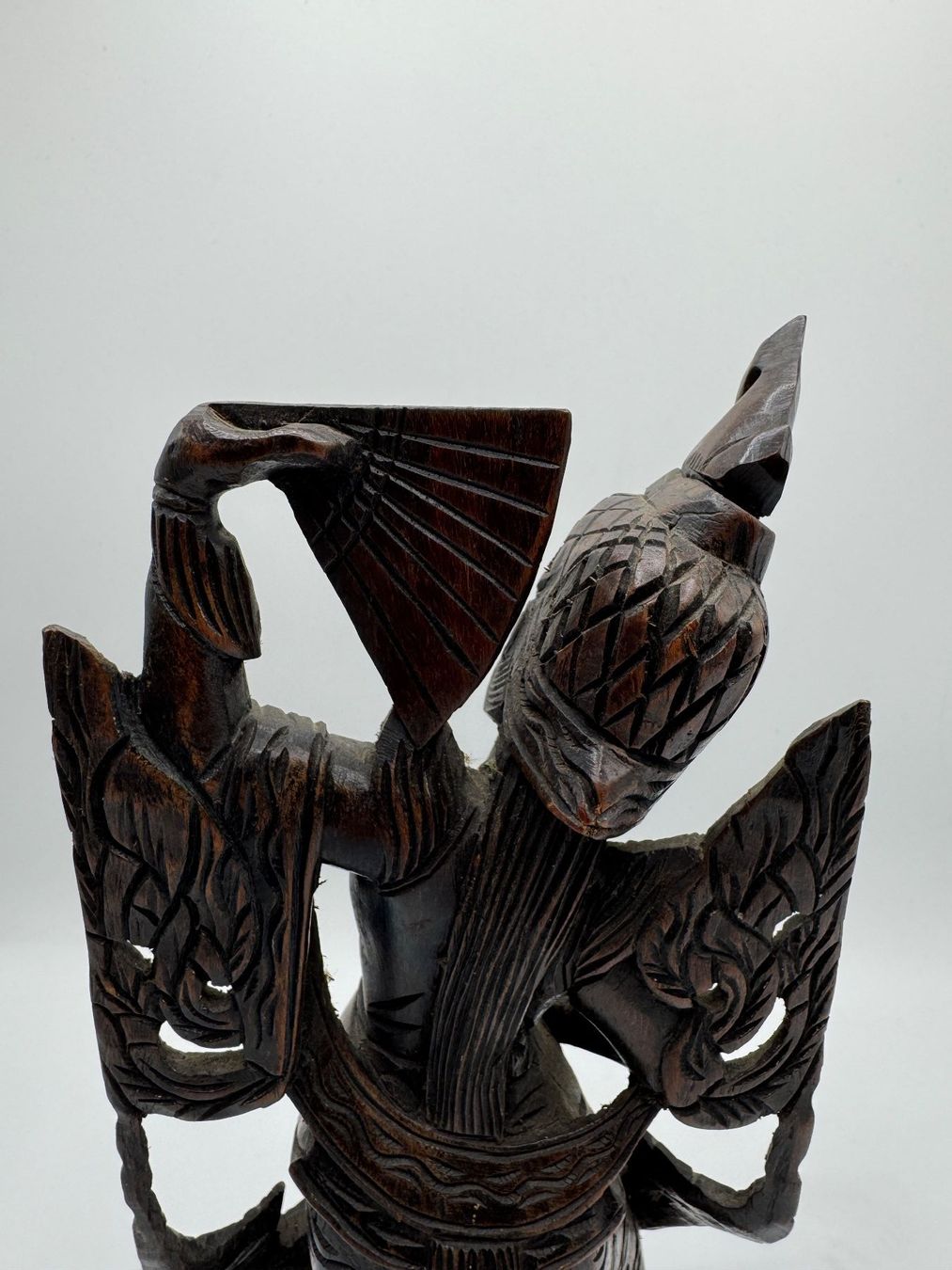 Figuren: Asiatische Holzfigur, Handarbeit – Gebraucht aus Sachseln von BONATI01 4