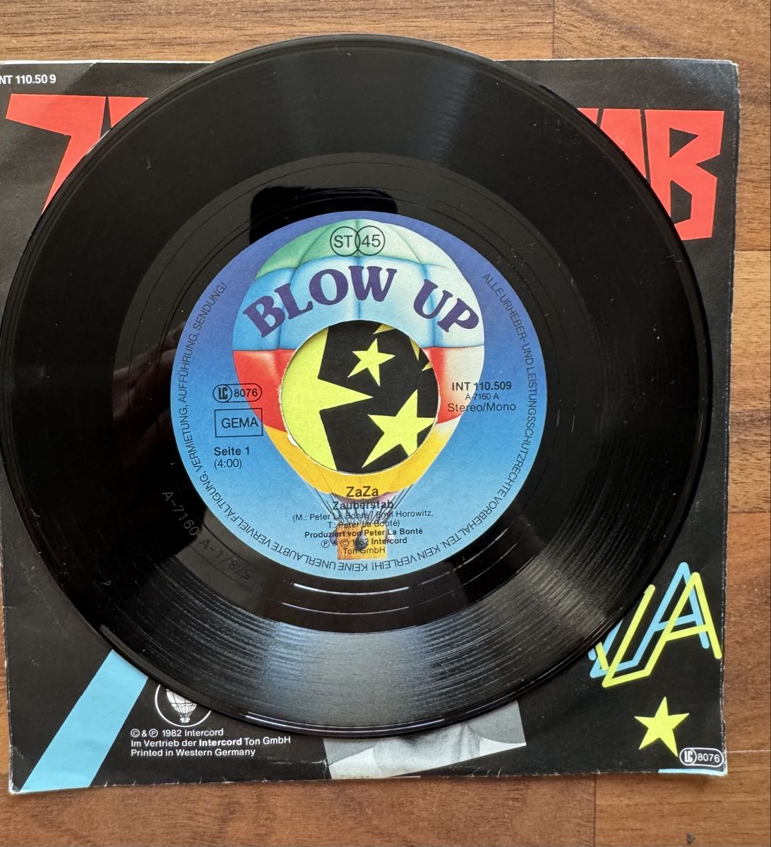 Schallplatten: ZaZa-  Zauberstab - 7" Single- 80s – Gebraucht aus Rorbas von BlackstarRecords 2