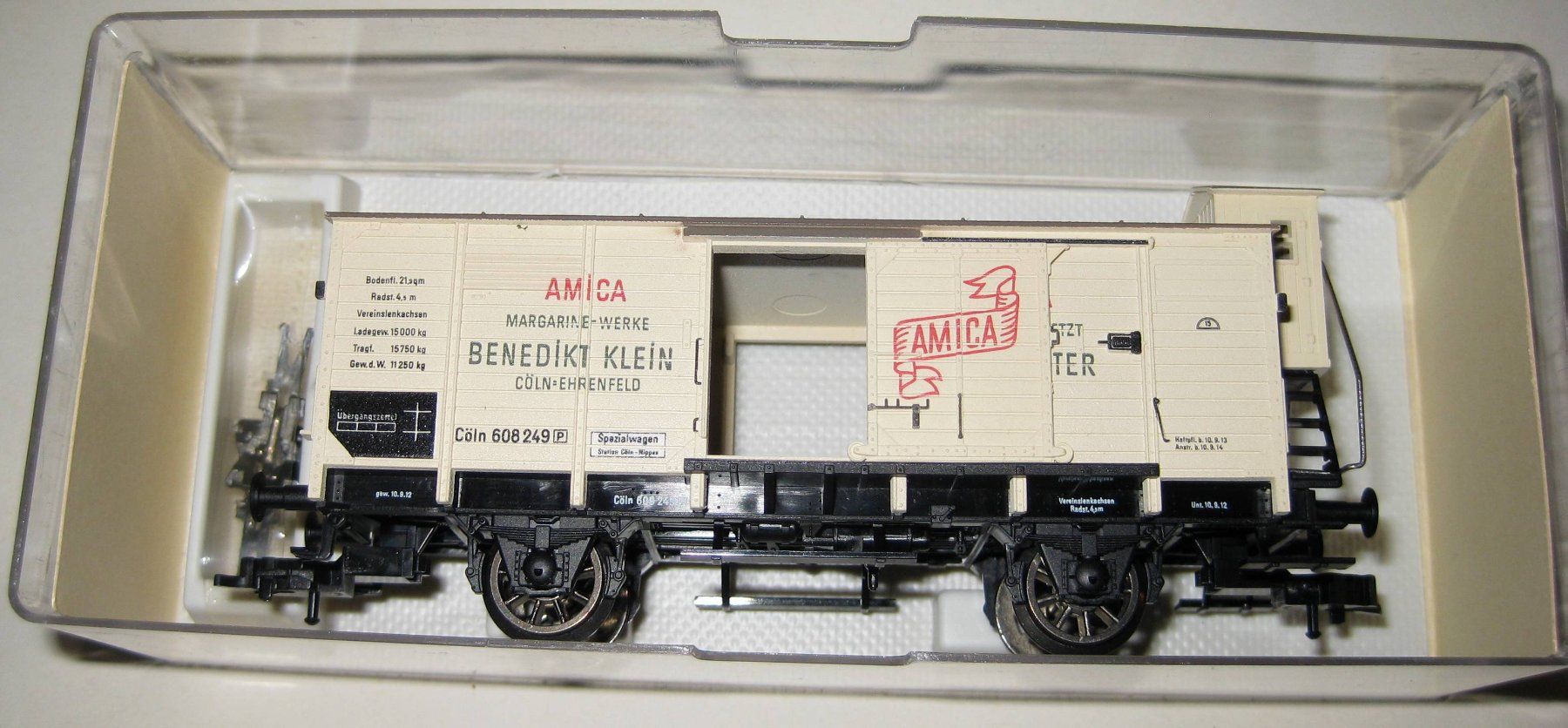 Fleischmann Modellini di ferrovie: Fleischmann 4x Güterwagen DB, DC in OVP – Nuovo (secondo la descrizione) da Yverdon les Bains venduto da f751m 6