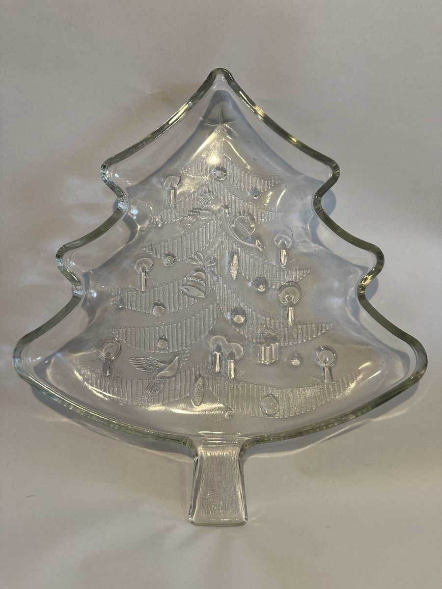 Bicchieri: Glas-Weihnachtsbaum-Servierplatte – Usato da Uster venduto da sus_s85n