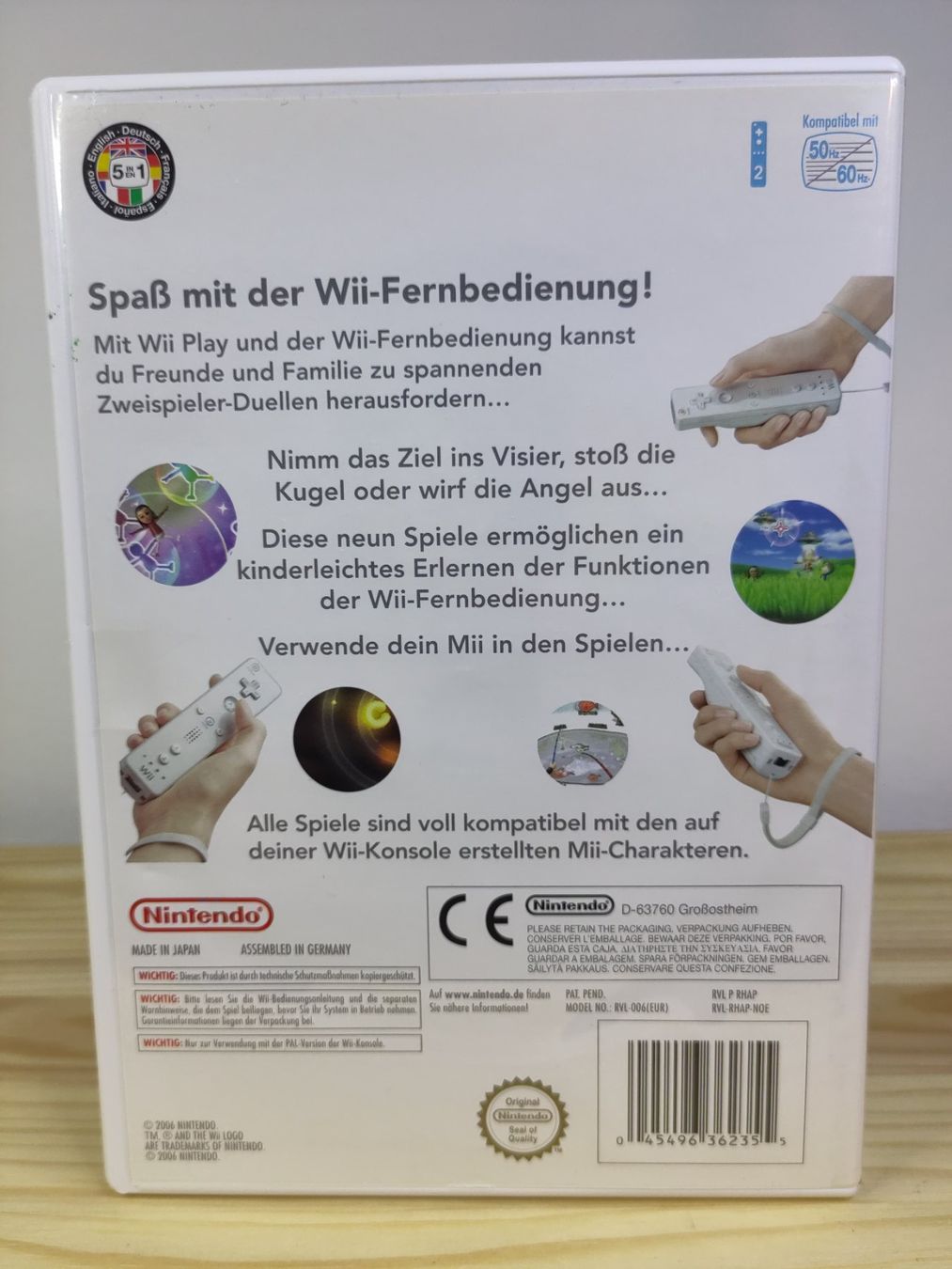 Giochi: Wii Play Nintendo Wii PAL CIB – Usato da Zug venduto da RepTCG 1