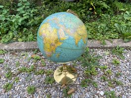 Vintage 60er / 70er Jahre Leuchtglobus DUPLEX Globus