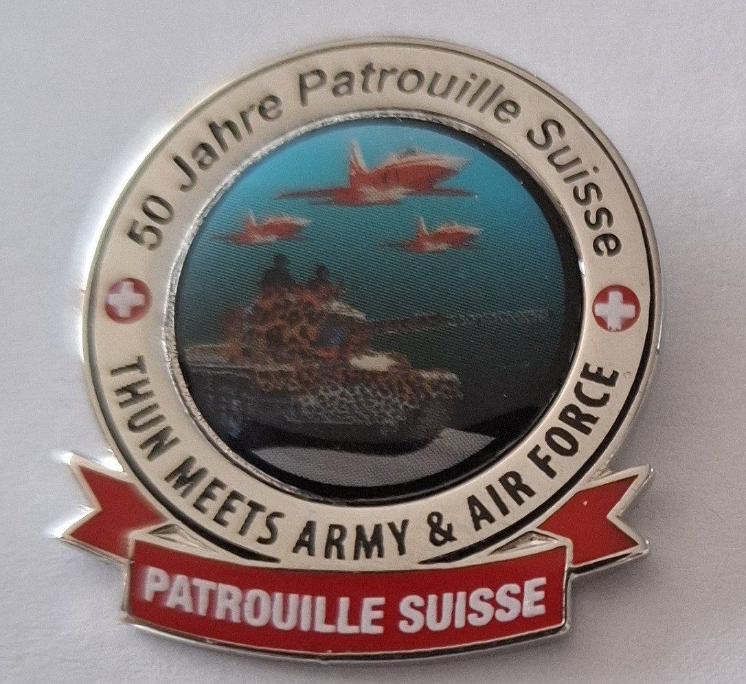 Schweizer Armee Plaketten & Abzeichen: Patrouille Suisse Thun Meets Army & Air Force – Gebraucht aus Hinterkappelen von Schampus