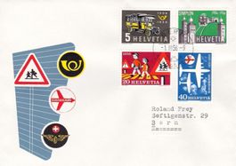 Nr. 324-27, auf illustr. FDC, SBK 60.-
