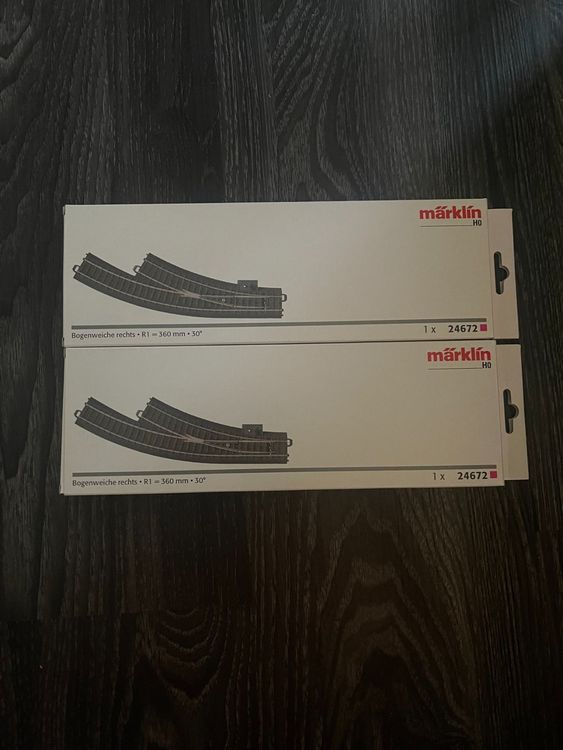 Lot De Rails Marklin – Plus De 200 Pièces (droits, Courbes, Aiguillages) + Accessoires