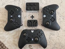Set: 3x Xbox Elite Series 2 Controller + Zubehör