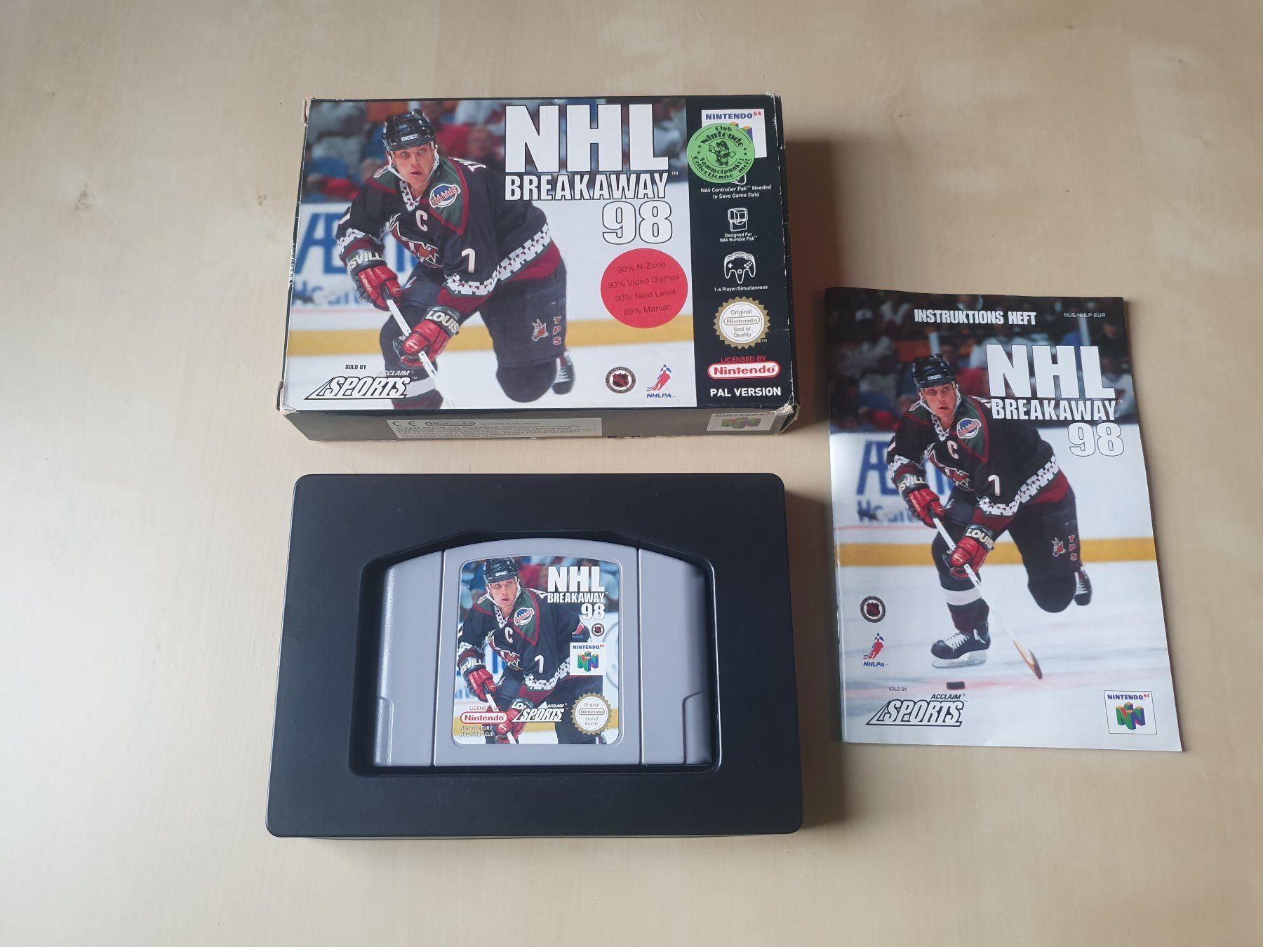 Nintendo Giochi: NHL Breakaway 98 – Usato da Stansstad venduto da collectorsshop 6