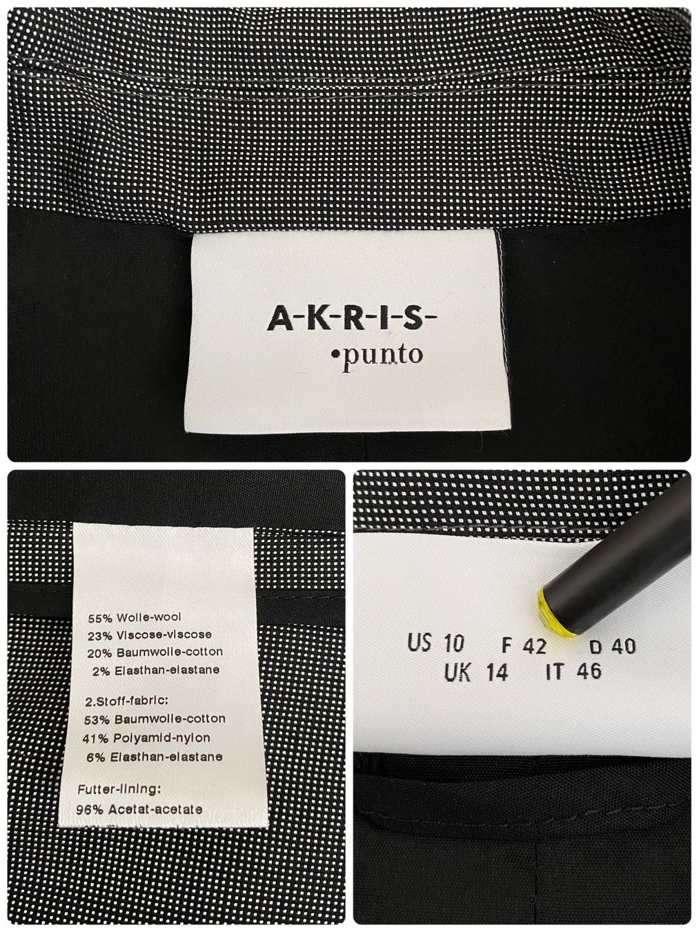 Akris Jacken: Akris Punto Blazer Gr.40 – Gebraucht aus Oberwil BL von Leni-Mischi 4