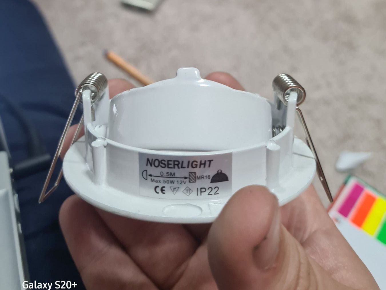 Lampadari & plafoniere: Noserlight Decken-Einbaustrahler MR16 GU5.3 schwenkbar Spot – Nuovo (secondo la descrizione) da Zürich venduto da Alibaba1234 1