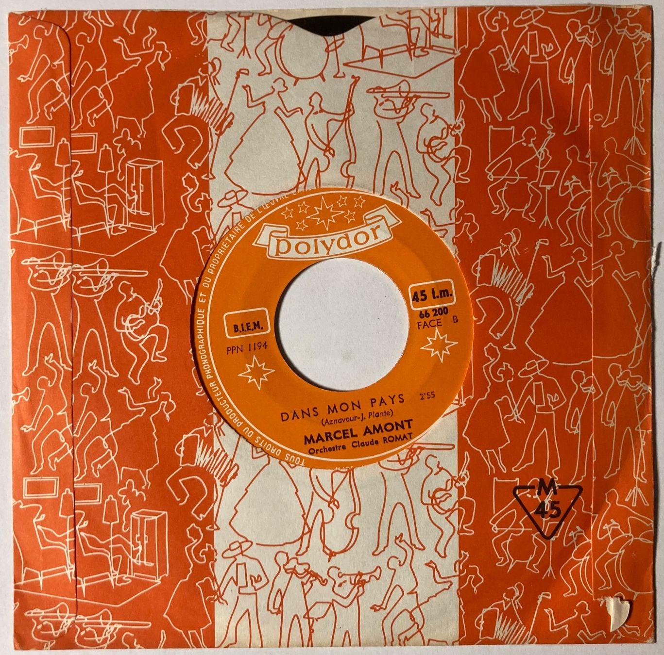 Dischi in vinile: MARCEL AMONT - UN MEXICAIN – Usato da Poliez-Pittet venduto da Newtown-Records 1
