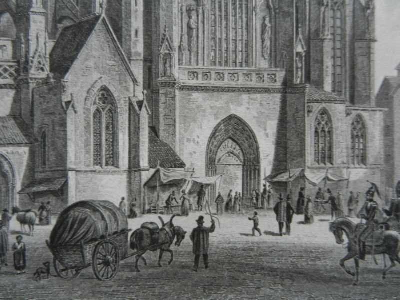 Stiche: Colmar Kathedrale Elsass – Gebraucht aus Risch von Rischli15 3