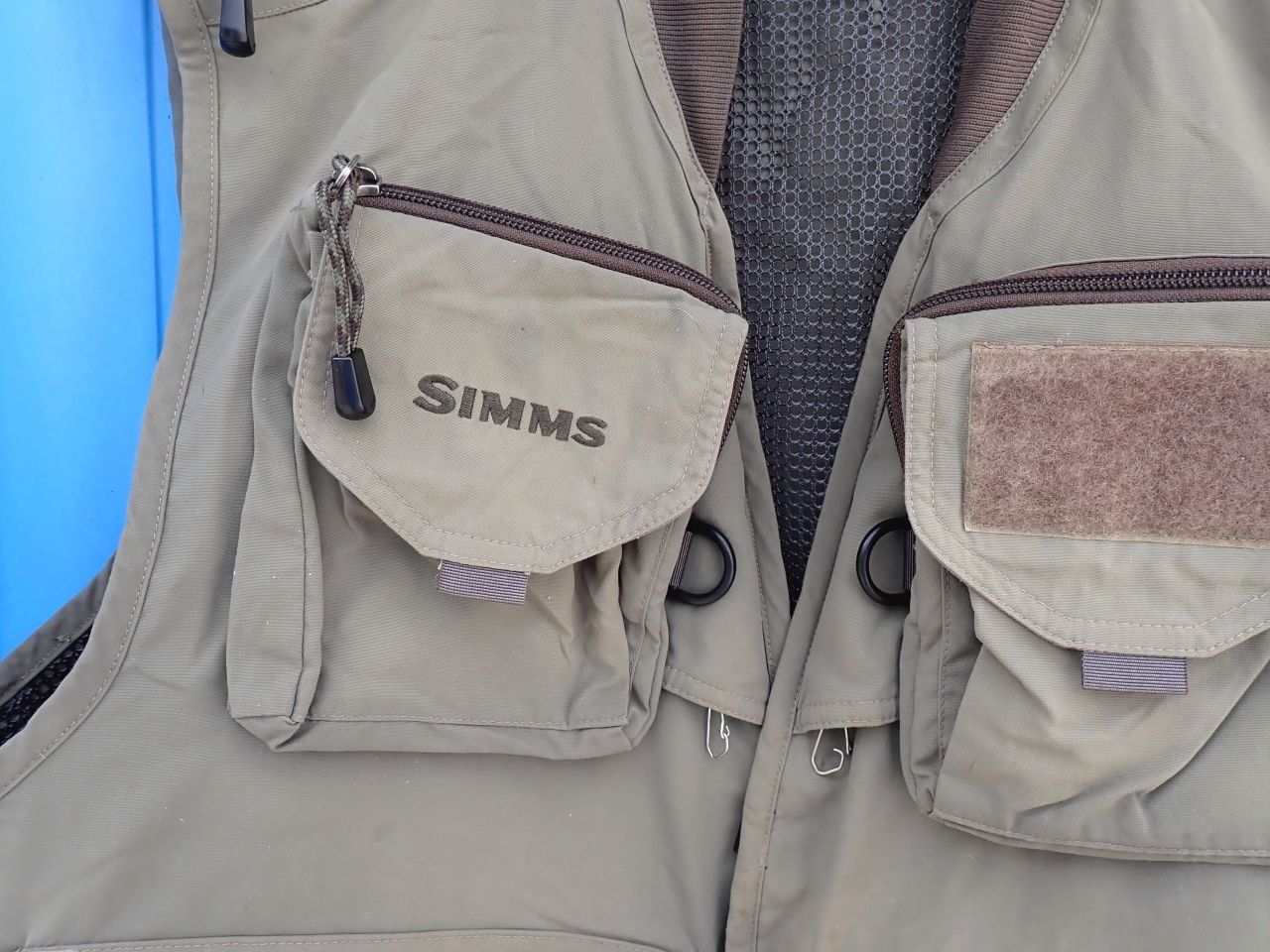 Canne da pesca: Simms Fliegenfischer Veste - Farbe helles grün – Usato da Nassenwil venduto da Fwalti01 1