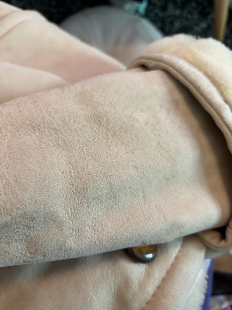 Cappotti: Vintage Genuine Leather Style Shearling Coat Beige – Usato da Zürich venduto da dor_7gyk 5