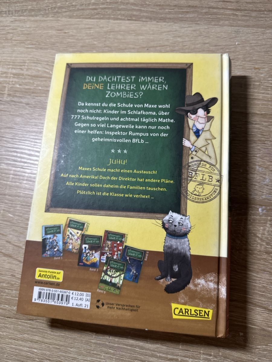 Livres: Die langweiligste Schule der Welt Der Schüleraustausch Buch – Neuf (Voir description) à Buttikon SZ par Pilatus2013 1
