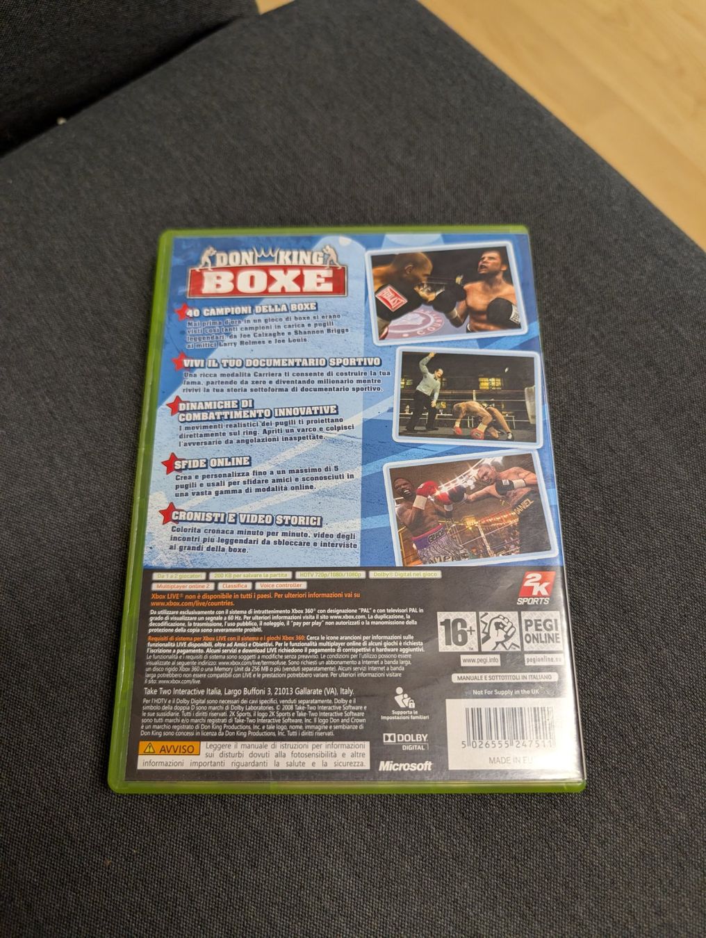 Giochi: Don King Boxe Microsoft Xbox 360 – Usato da Giubiasco venduto da Ticinerd 1
