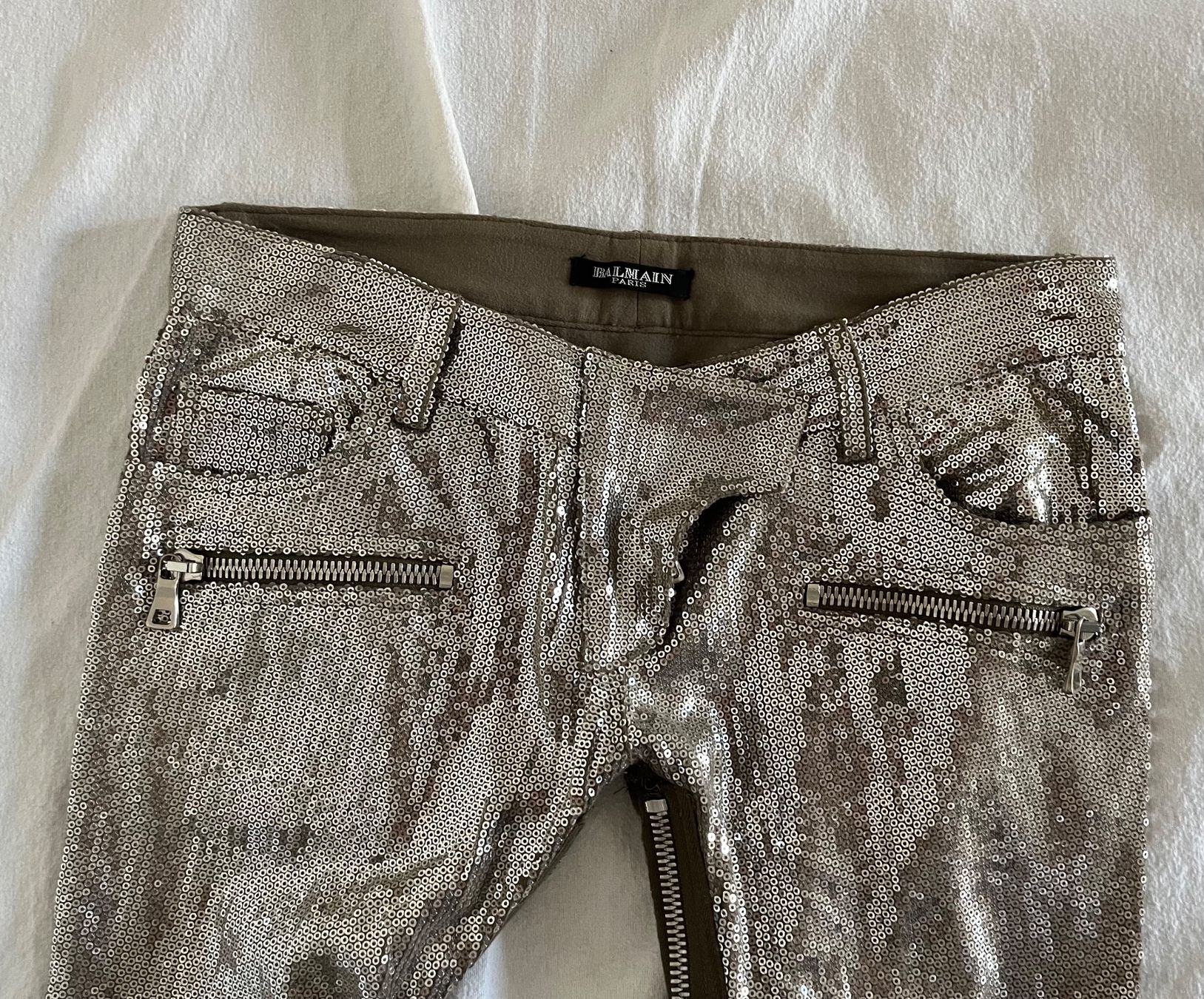 Balmain Pantaloni: Balmain, pantalon sequins, 36 – Nuovo (secondo la descrizione) da Genève venduto da dachaw 4