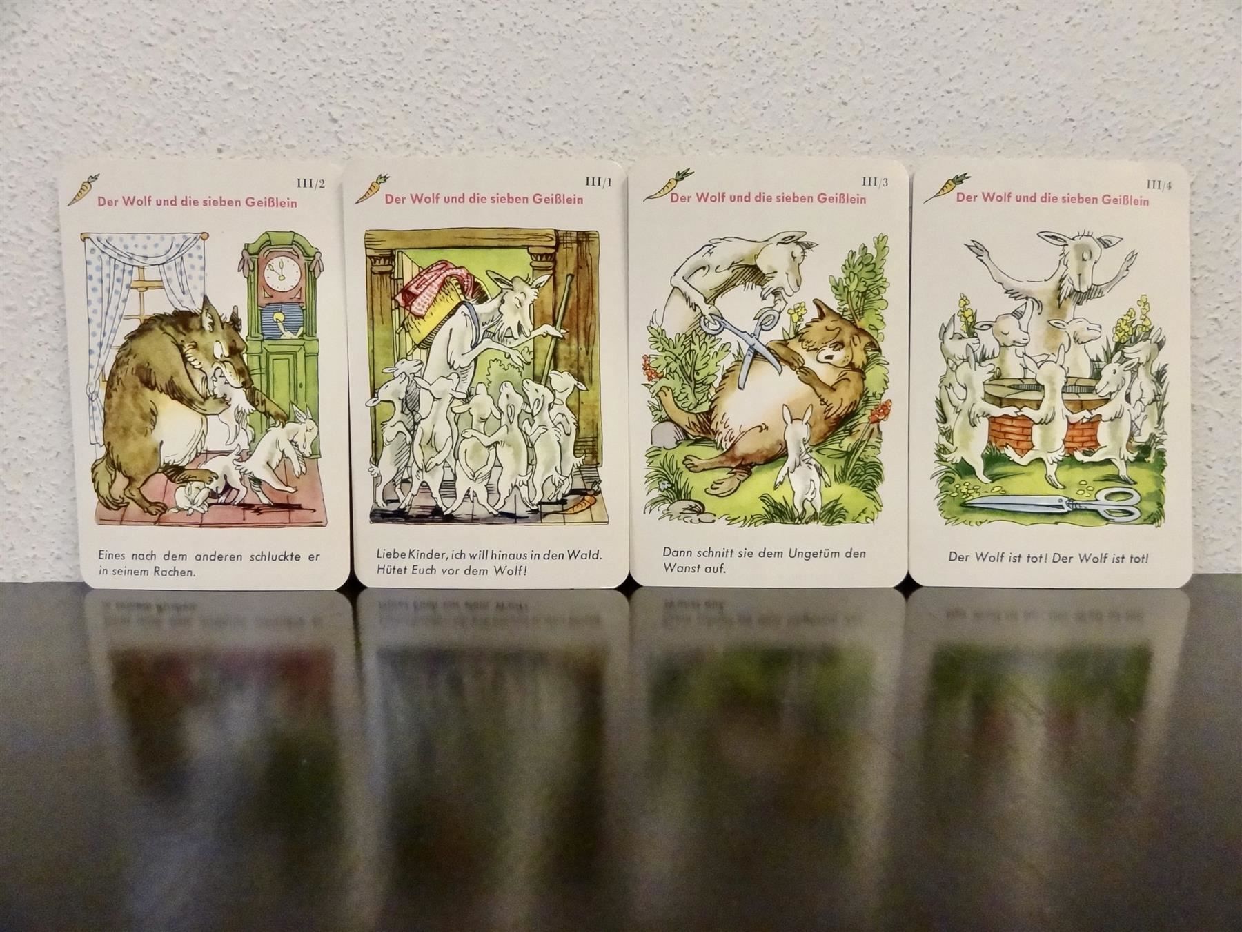 Giochi: schönes altes Quartett MÄRCHEN – Usato da Kerzers venduto da wisaundso 4