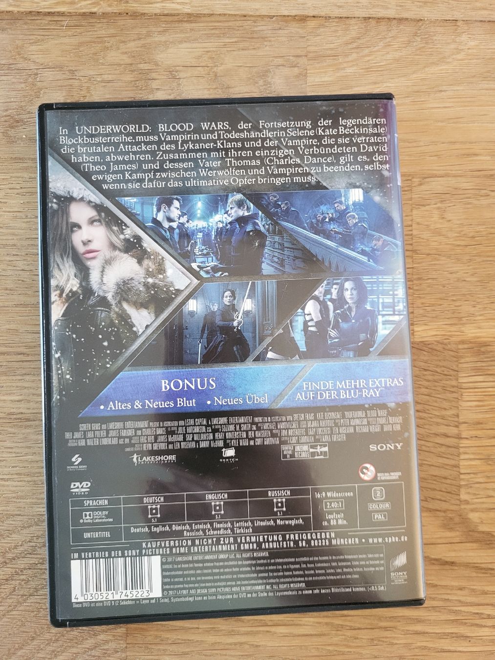 Tutti i DVDs: DVD: Underworld - Blood Wars – Usato da Amriswil venduto da noe_z7wn 1