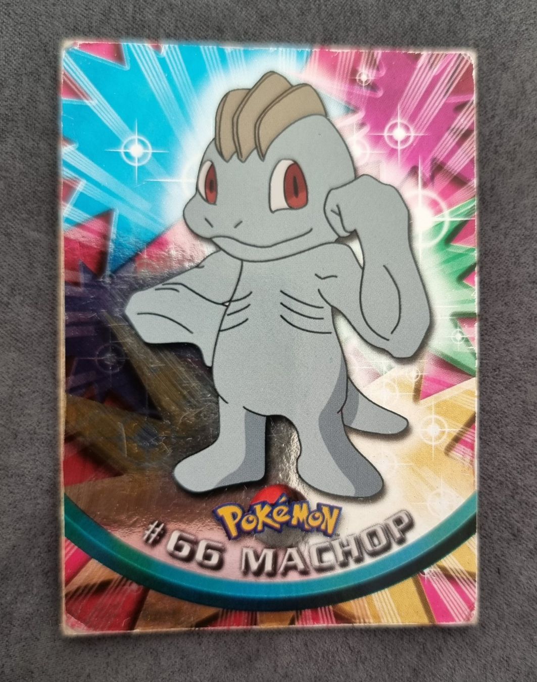 Pokémon Sammelbilder & Trading cards: Pokémon Topps Holo blau #66 Machop / Machollo – Gebraucht aus Roggwil BE von S_Cards 3
