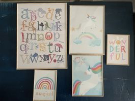 Micasa Cross Natur Frames with unicorn rainbow theme