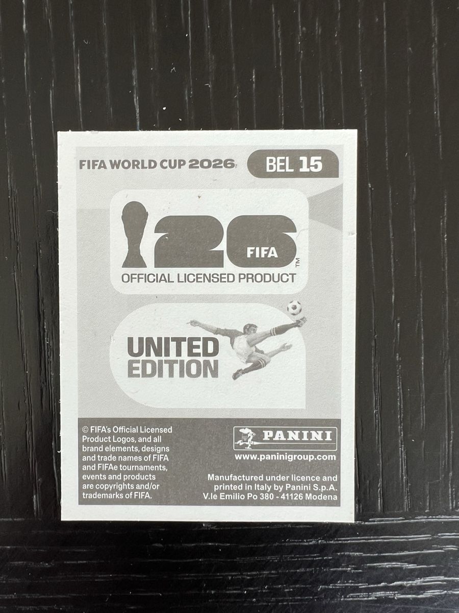 Panini Carte collezionabili: Panini WC 2026 - Kevin De Bruyne – Nuovo e nell'imballaggio originale da Sainte-Croix venduto da Caramel31 1