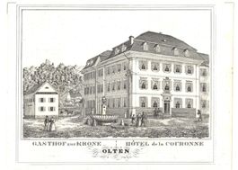 Olten Lithograhie 1840 selten