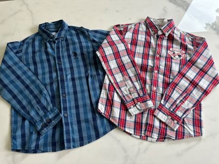 2 Jungen Hemden Langarm / U.S. Polo ASSN / Gr. 6-7