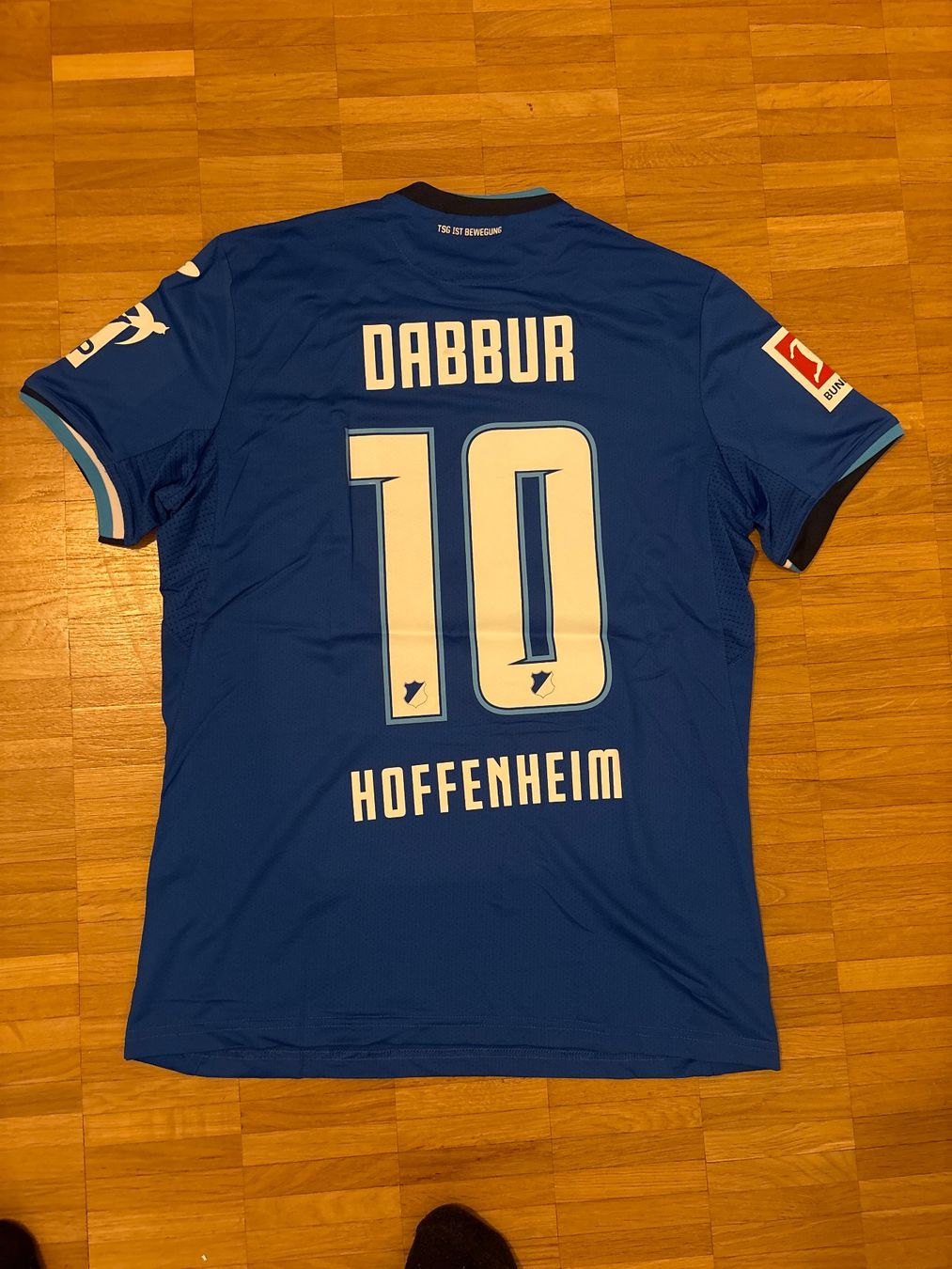 Canottiere & Pantaloni: Matchworn TSG Hoffenheim 1899 Dabbur with COA – Usato da Castione venduto da REER