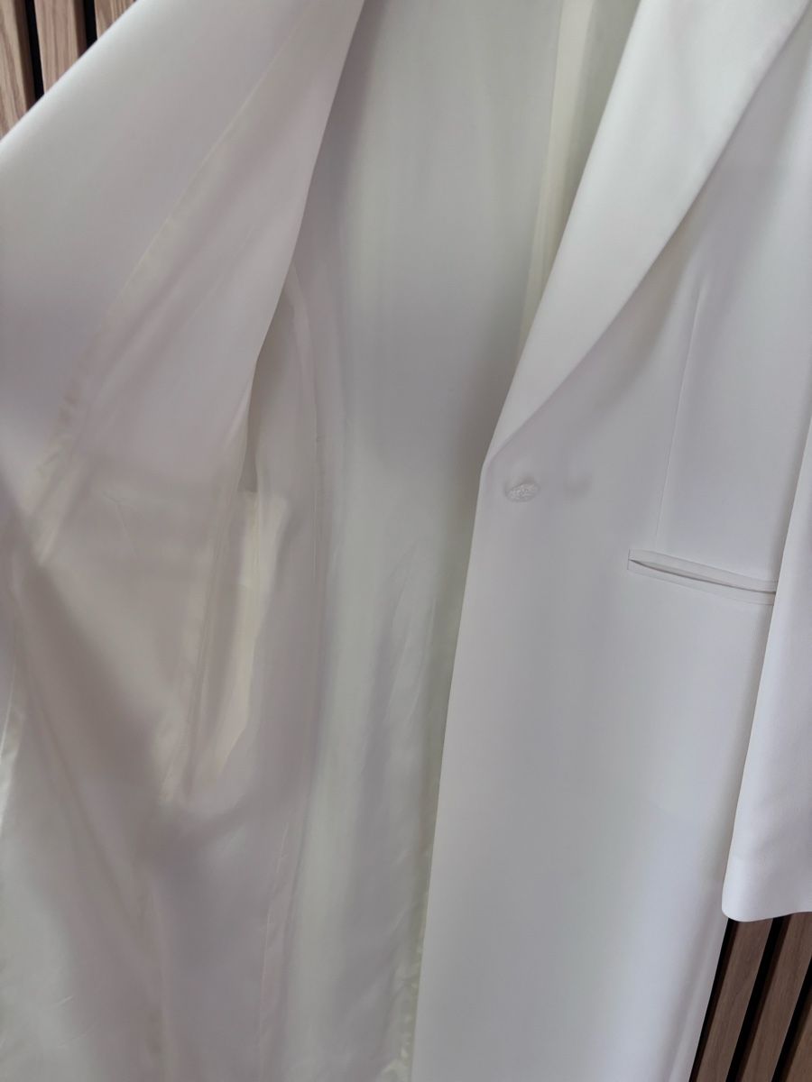 Max Mara Completi & Tailleur: Max Mara, Zweiteiler, weiss, Hochzeit – Nuovo (secondo la descrizione) da Horgen venduto da Anatolia 9