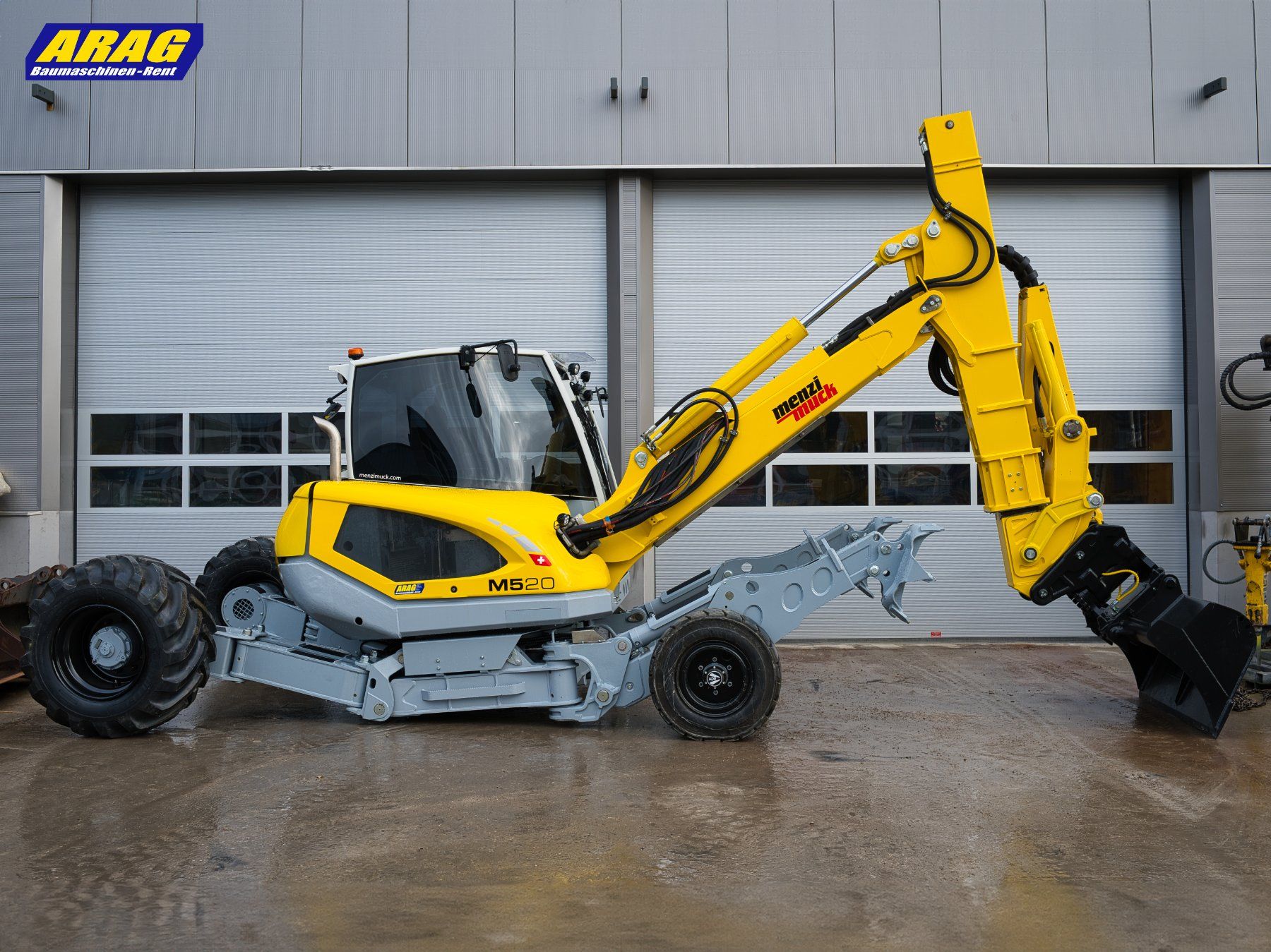 Menzi Muck Escavatori: Menzi Muck M520 Schreitbagger – Usato da Hasle LU venduto da Arag08 1