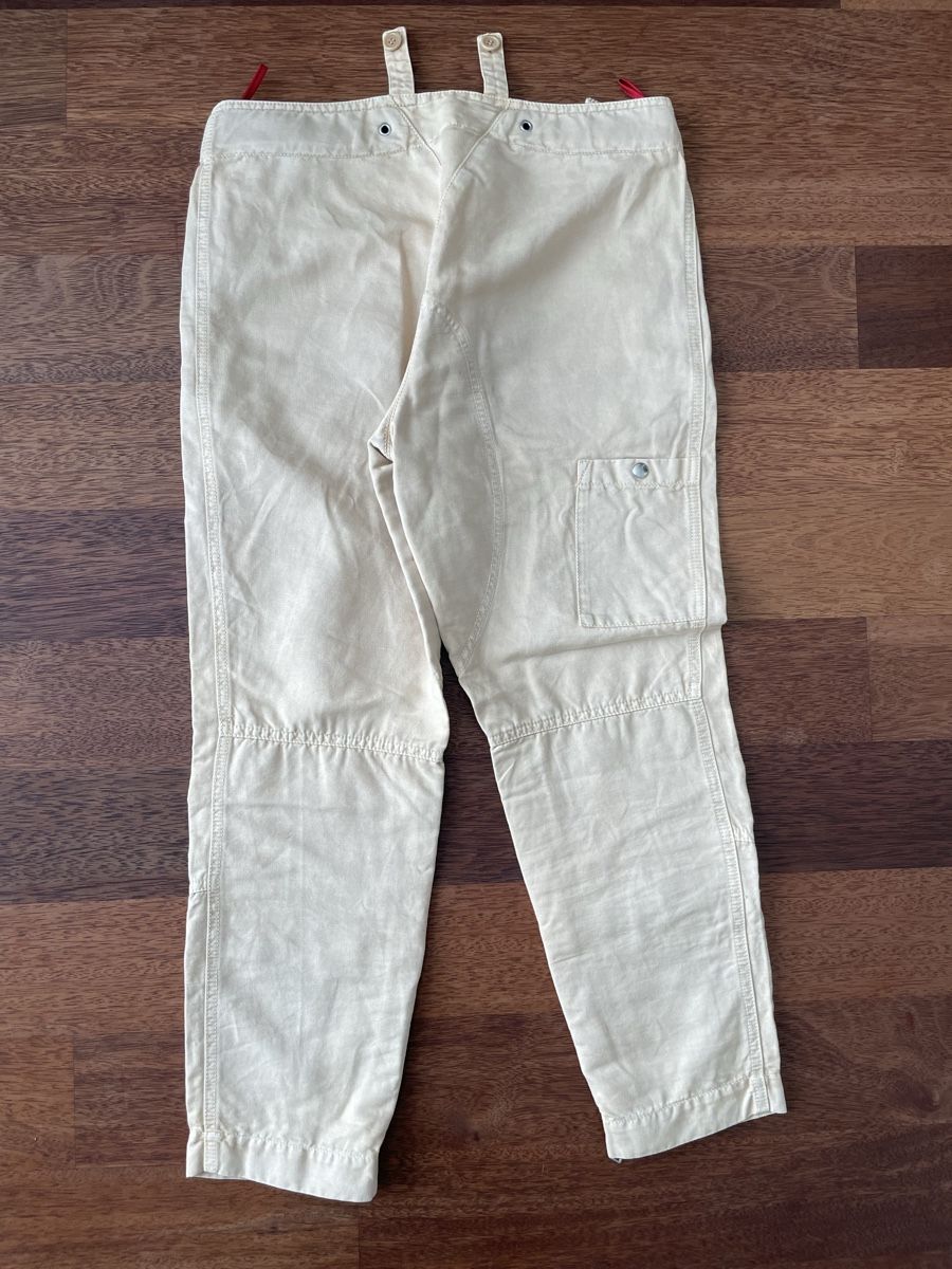 Prada Pantaloni: Prada - Hose beige vintage Grösse 42 – Usato da Zürich venduto da Rollladen 4