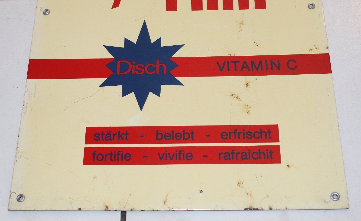 Insegne: Sport Mint Blechschild 50`s Schweiz – Usato da Lüchingen venduto da Aw67 2
