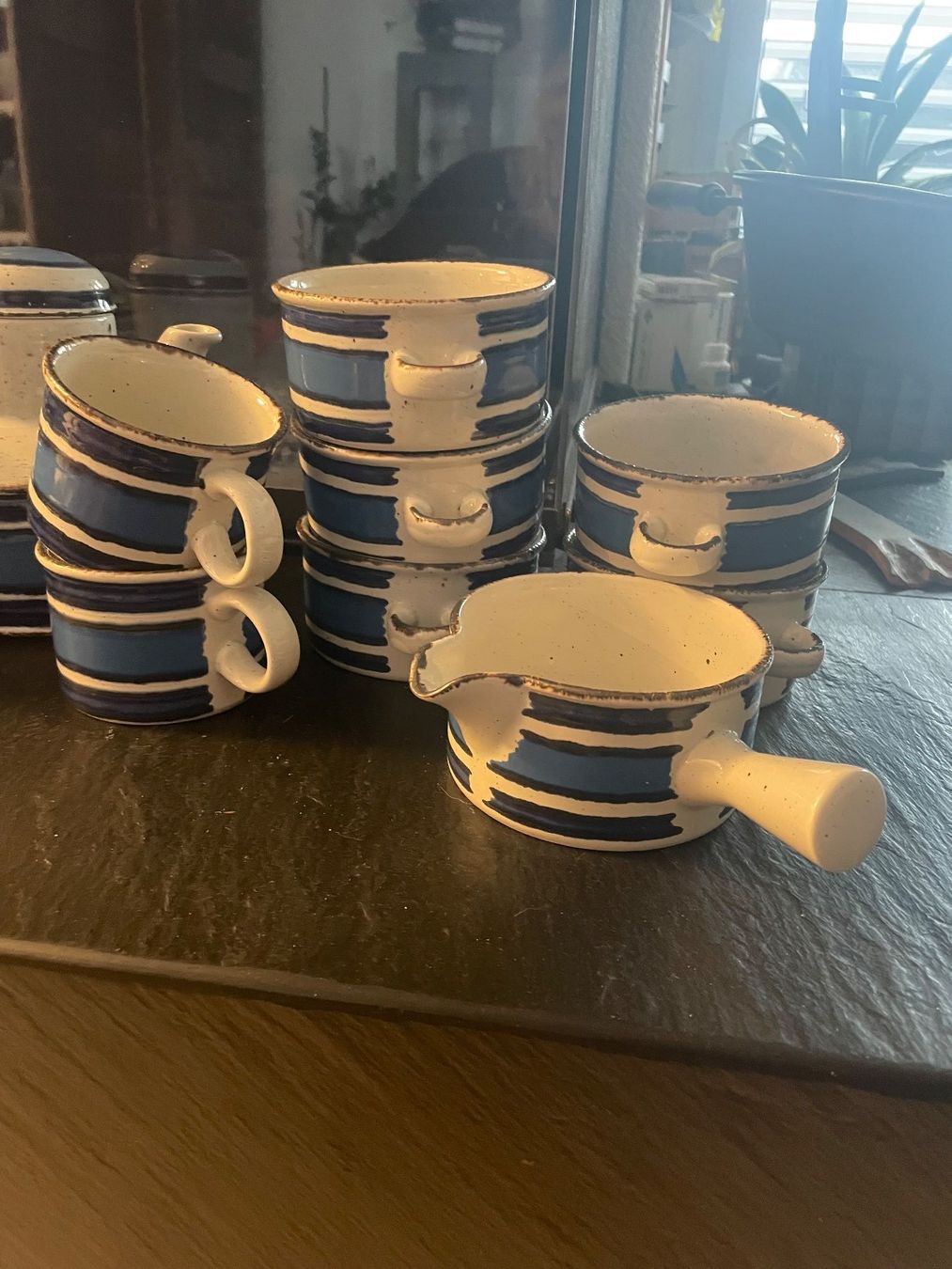 Set di piatti: Kaffeetassen, Midwinter, Vintage 1973 Stonehenge. – Usato da Uster venduto da chlini1983 4