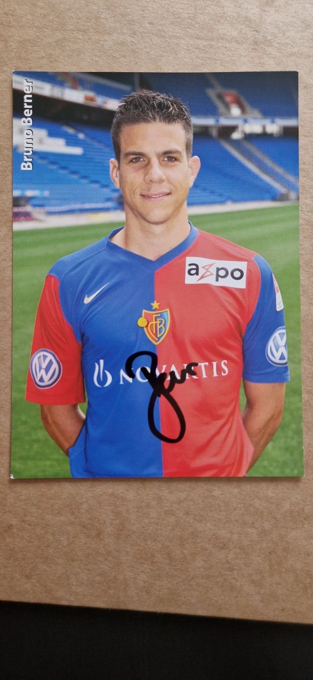 Autografi: Bruno Berner - FC Basel 2008 – Usato da Menziken venduto da Autogramme