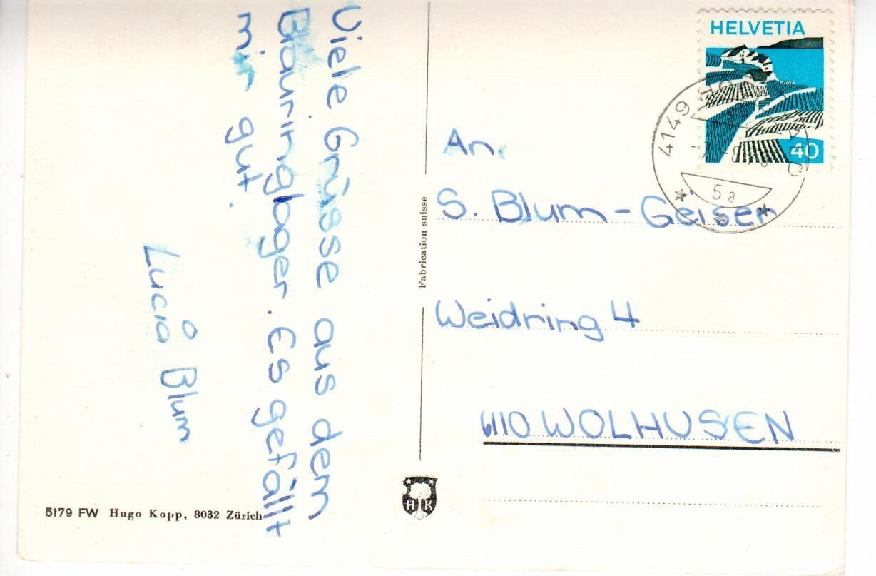 Cartoline postali: Flugaufnahme Hochwald SO – Usato da Wolhusen venduto da Curver9 1