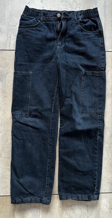 Pantalon cargo C&A bleu doublé taille 170 cm