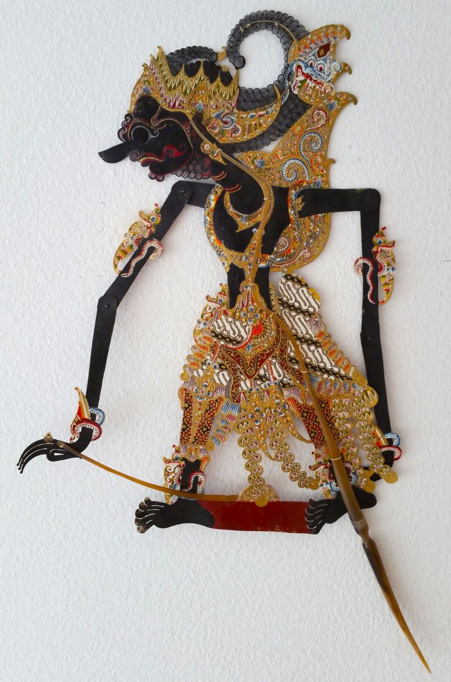 Statuette: Wayang Kulit Schattenspielfigur, Java / Indonesien 1950-80 – Usato da Oberriet SG venduto da ganesh435 5