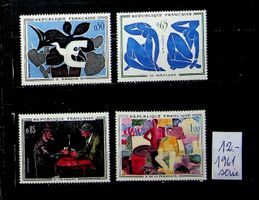 FRANCE SÉRIE DE BEAUX TIMBRES NEUFS** 1961. COTE 12 €.  /U9