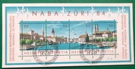 Nr.W60/W61/W62/W63 mit Block Vollstempel Bern