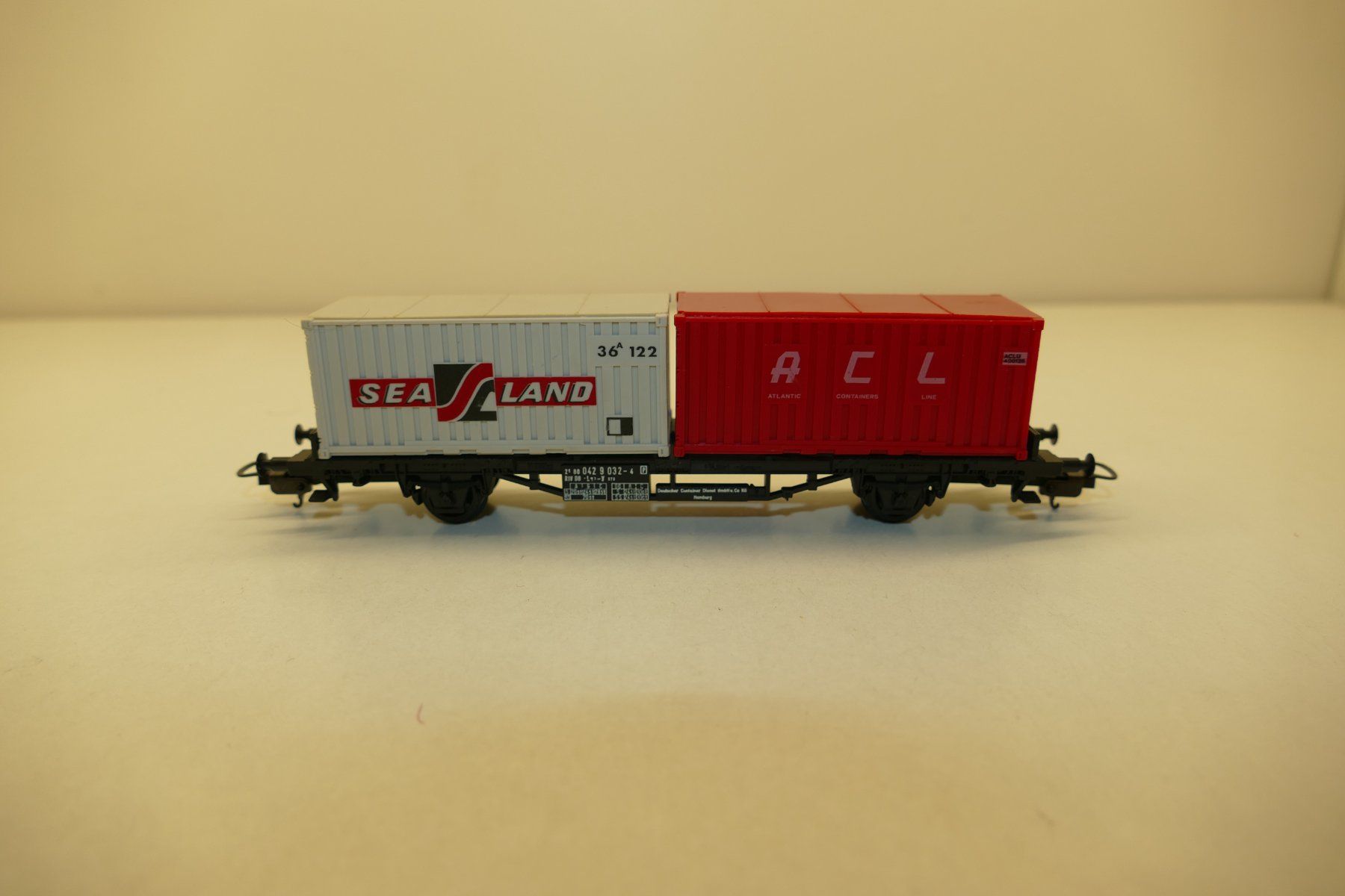 Lima Modellini di ferrovie: Lima H0: DB Containerwagen – Usato da Niederhasli venduto da rail-duerst 2
