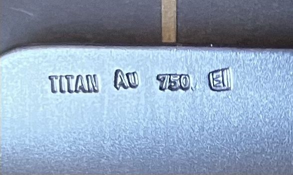 Cravatte: Kravattenhalter Titan Gold – Usato da Lyss venduto da Punktum01 2
