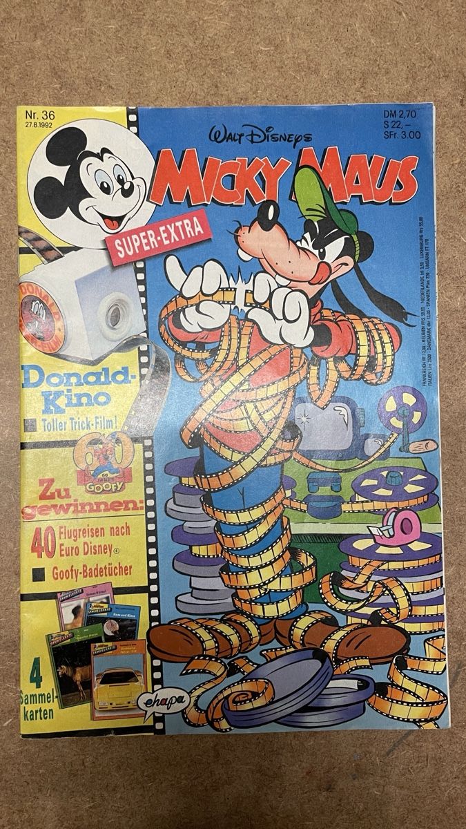 Fumetti: Micky Maus Heft Nr.36 von 1992 – Usato da Therwil venduto da rubininio