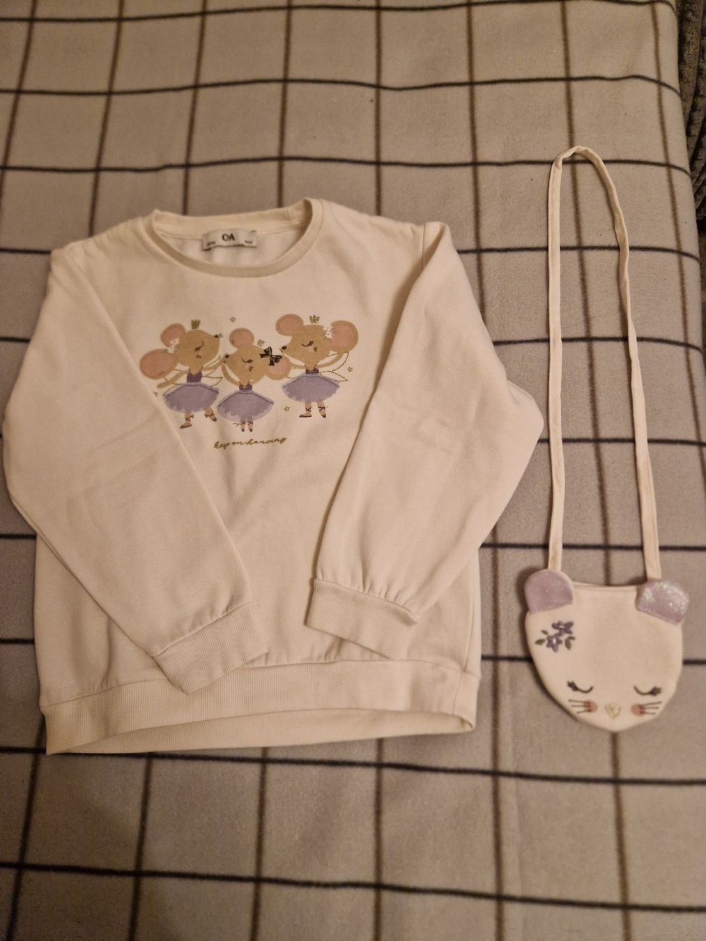 C&A Lotti & Set di vestiti: Mädchen Set, Pullover und Tasche. – Nuovo (secondo la descrizione) da Neuhausen venduto da Nicolino92
