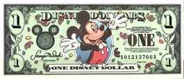 DISNEY DOLLAR - 1 DOLLAR  2000 - ECHTER DOLLAR - UNZ.